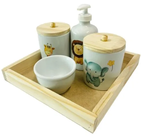Kit de higiene safári com bandeja - foto 4