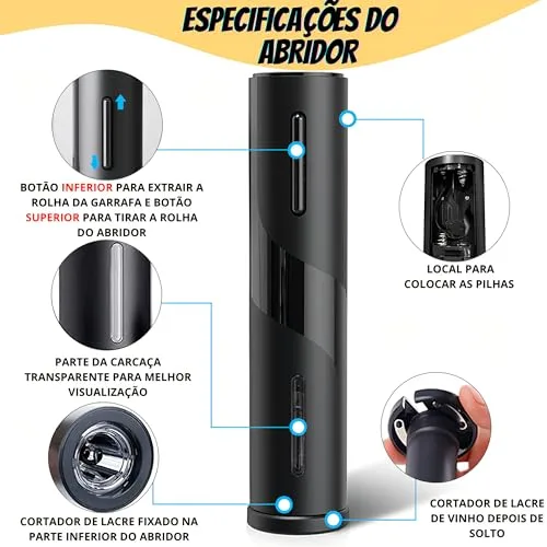 Kit de acessórios para vinho - foto 4