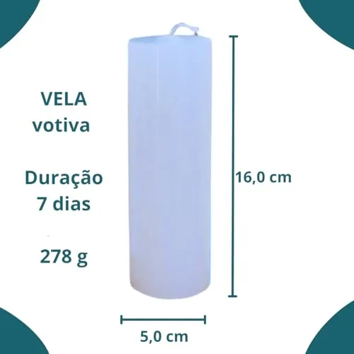 Vela votiva de sete dias - foto 3