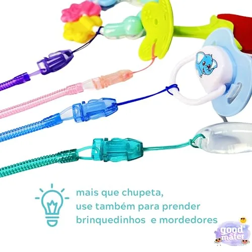 Prendedores de chupeta transparentes - foto 4
