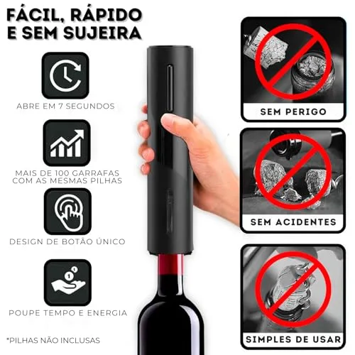 Abridor de vinho elétrico - foto 2