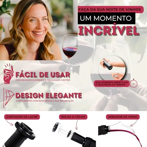 Abridor de vinho elétrico - foto 6