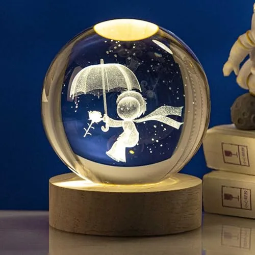 Luminária de planeta e galáxia