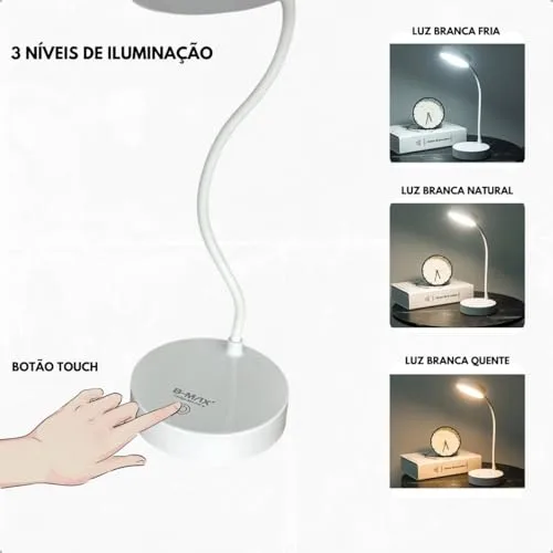 Luminária recarregável para leitura - foto 3