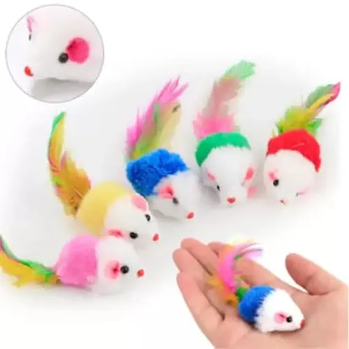 Ratinho de pelúcia com penas - foto 3