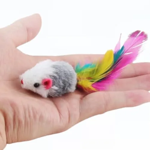 Ratinho de pelúcia com penas - foto 6