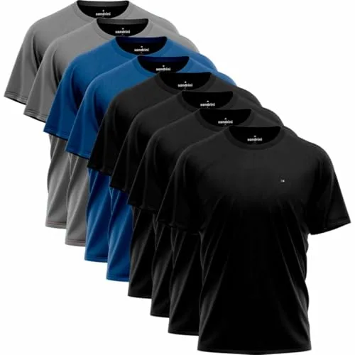 Kit de camisetas dry fit para treino