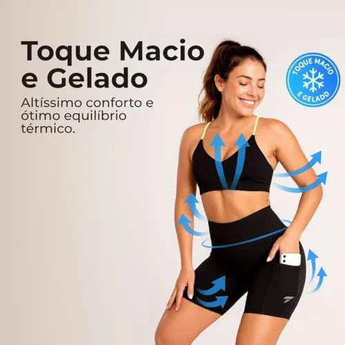 Short de treino com bolso - foto 5