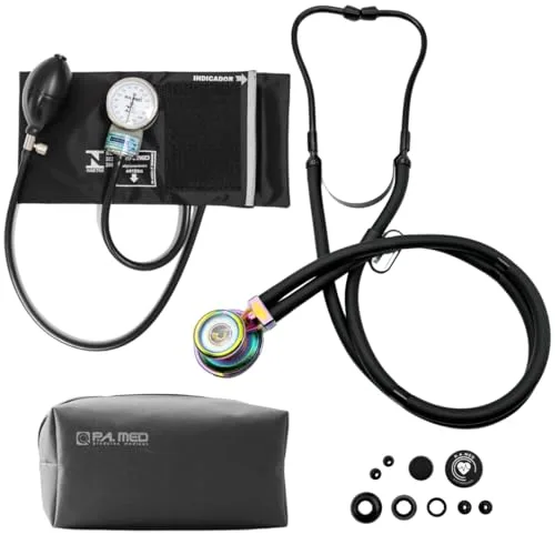 Kit de esfigmomanômetro com estetoscópio