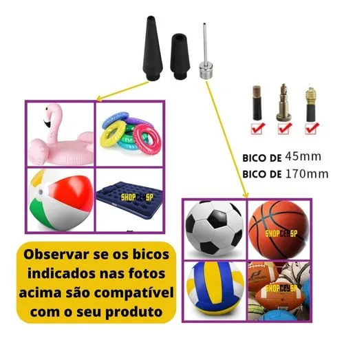 Bomba de ar com manômetro - foto 2
