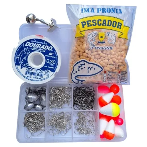 Kit de anzol, chumbada e boia - foto 2
