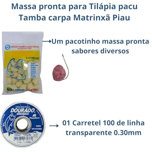 Kit de anzol, chumbada e boia - foto 6