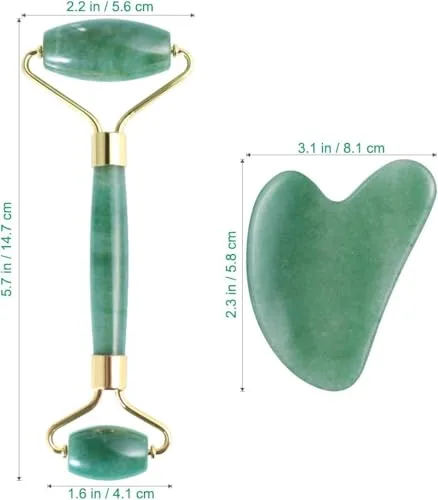 Kit de massagem facial com gua sha - foto 5