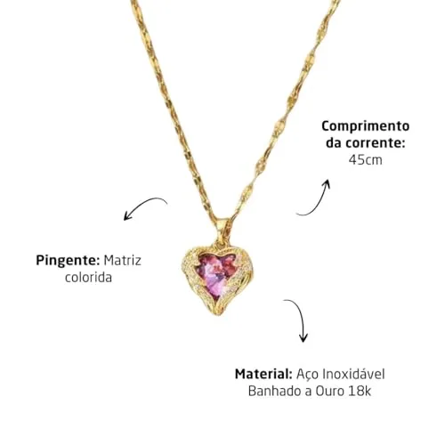 Colar com pingente banhado a ouro - foto 3