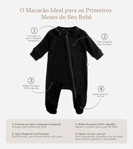 Macacão preto unissex - foto 4