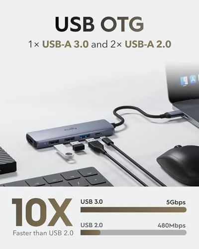Hub USB-C multiportas - foto 5
