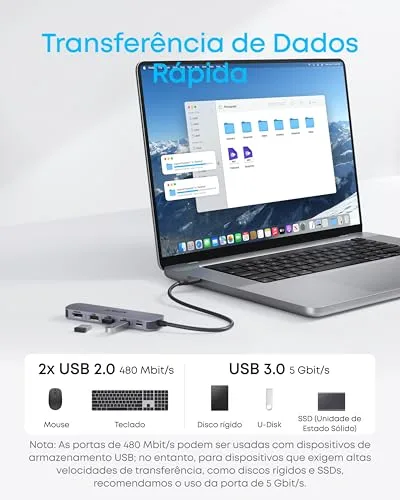 Hub USB-C multifunção - foto 4