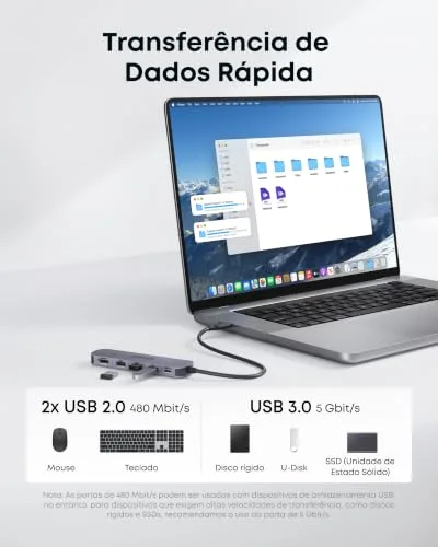 Hub USB-C para o notebook - foto 4