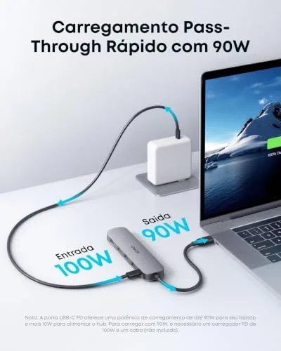 Hub USB-C para o notebook - foto 5