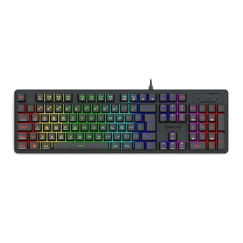 Teclado gamer com iluminação