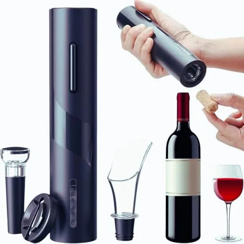 Kit de abridor e acessórios para vinho
