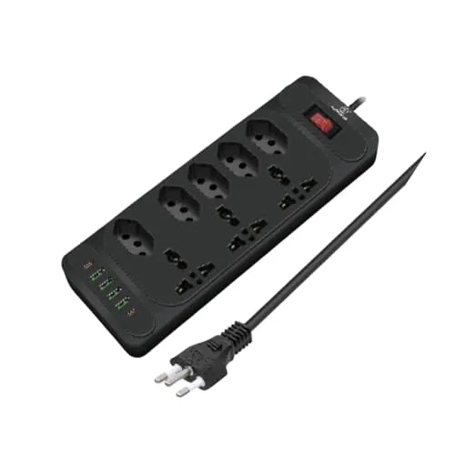 Filtro de linha com USB e USB-C