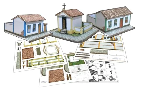 Kit de casas de papel para montar