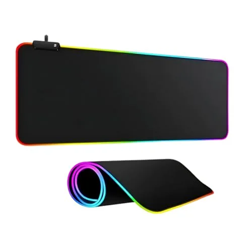 Mousepad com borda iluminada