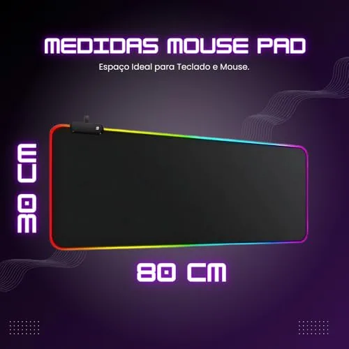 Mousepad com borda iluminada - foto 4