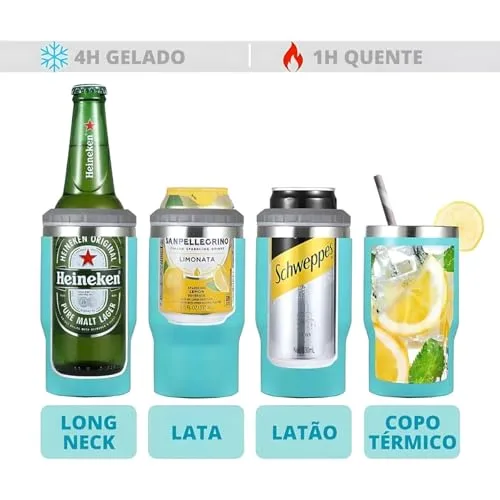 Porta-lata térmico com abridor - foto 6