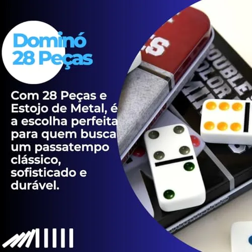 Jogo de dominó com estojo - foto 2