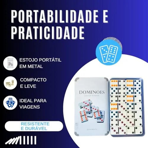 Jogo de dominó com estojo - foto 3