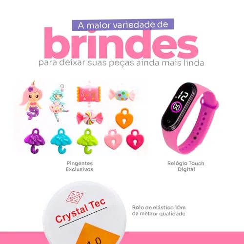 Maleta de miçangas para montar pulseira - foto 2