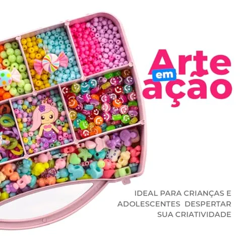 Maleta de miçangas para montar pulseira - foto 3