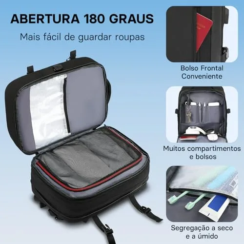 Mochila de viagem com espaço para notebook - foto 3