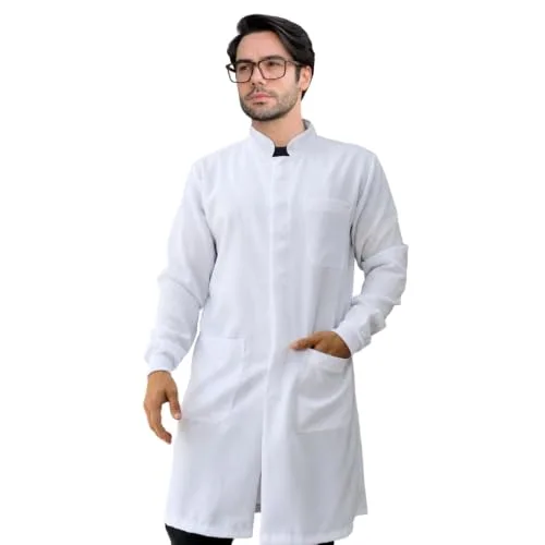 Jaleco branco masculino