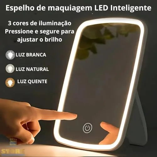 Espelho de mesa com luz de LED - foto 2
