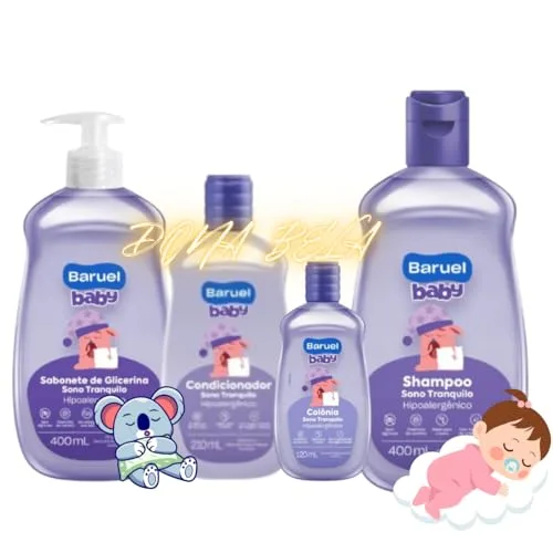 Kit de banho sono tranquilo