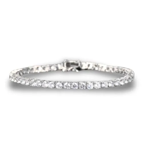 Pulseira riviera de zircônias
