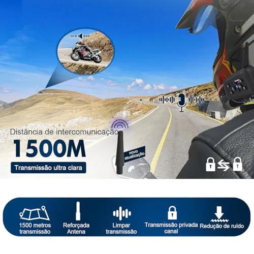 Kit de intercomunicadores para capacete - foto 2