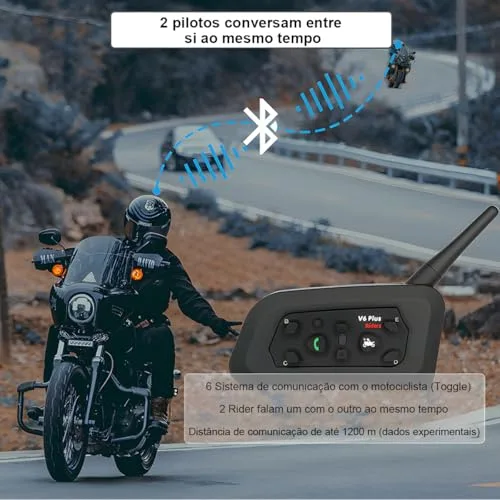 Kit de intercomunicadores para capacete - foto 6