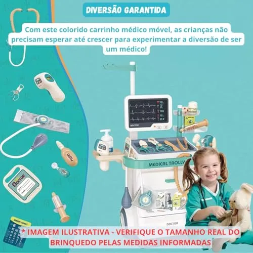Consultório médico com carrinho hospitalar - foto 3