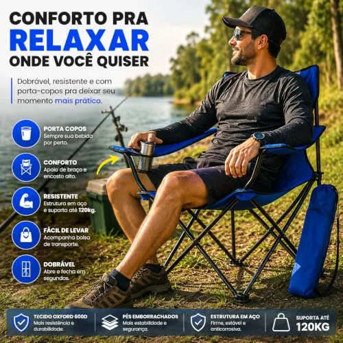 Cadeira dobrável de camping - foto 5