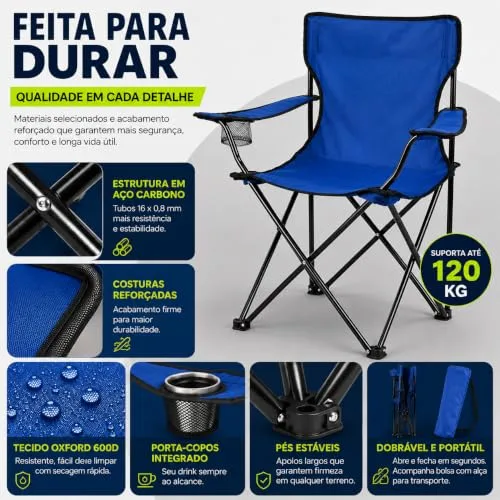 Cadeira dobrável de camping - foto 5