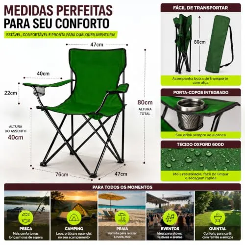 Cadeira de pesca dobrável - foto 3