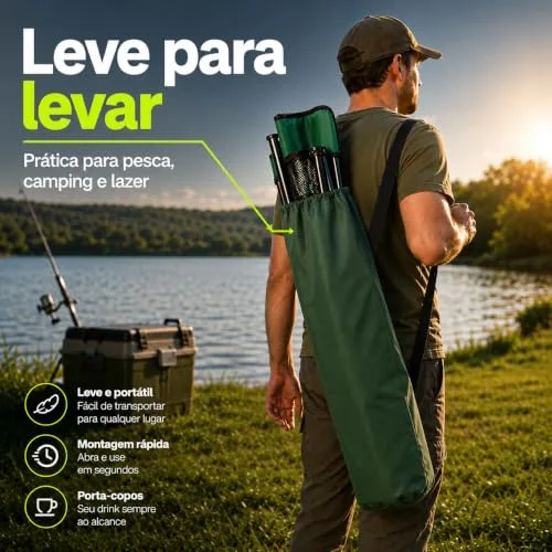 Cadeira de pesca dobrável - foto 4