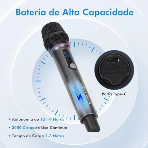 Kit de microfones para karaokê - foto 2