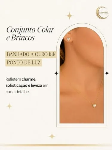 Conjunto de colar e brinco - foto 3