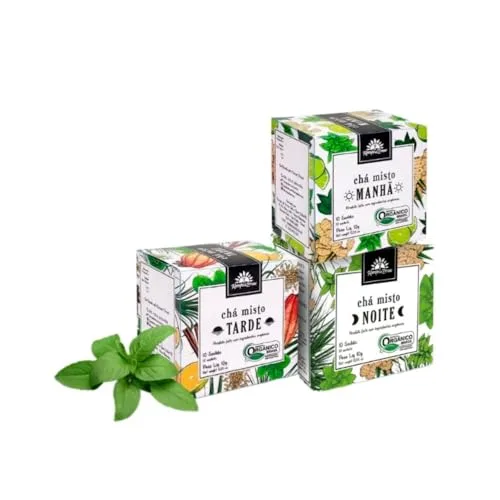 Kit de chás orgânicos por horário