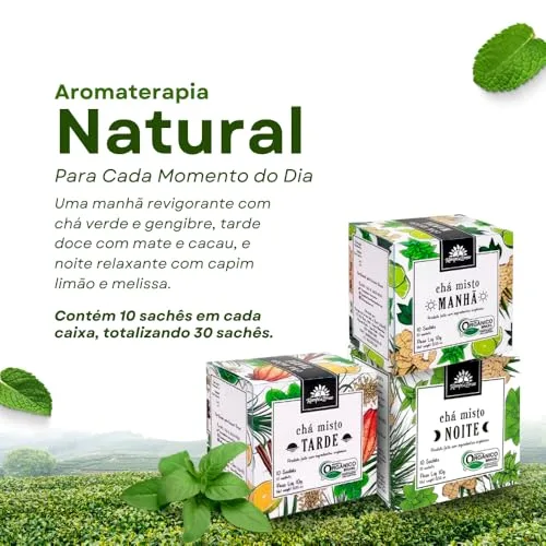 Kit de chás orgânicos por horário - foto 2